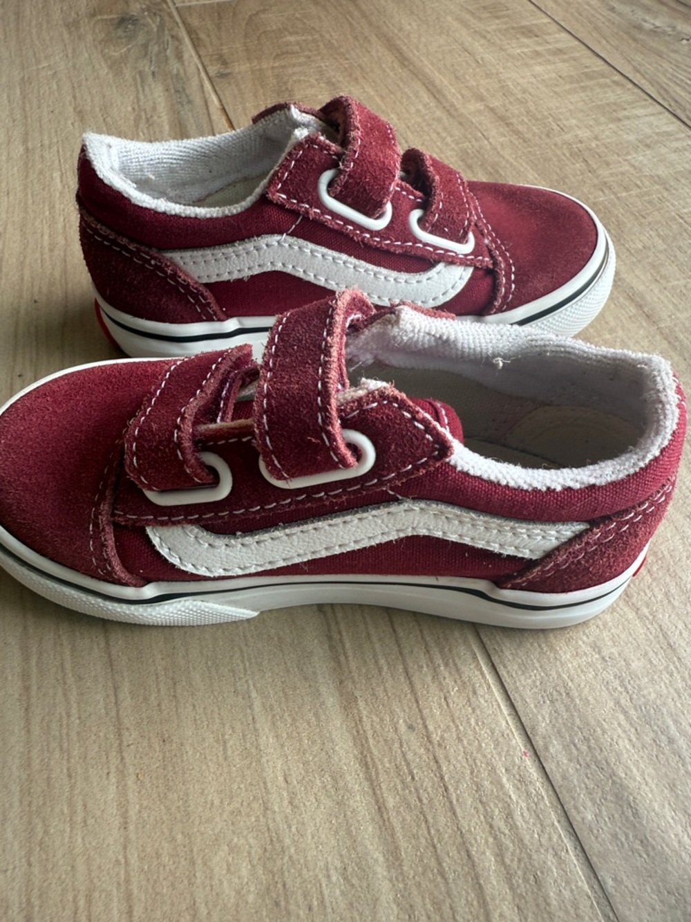 Vans toddler Old Skool shoes / burgundy / 7k